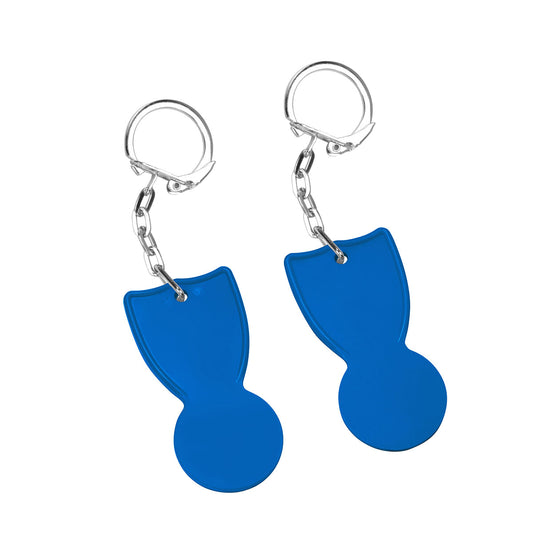 Einkaufswagenlöser blau