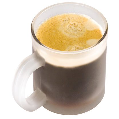 Glastasse weiß gefrostet, 300ml ANGELIKA