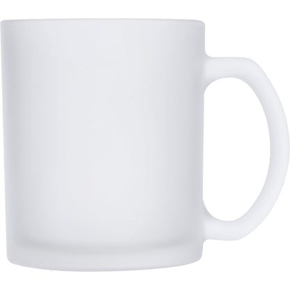 Glastasse weiß gefrostet, 300ml ANGELIKA