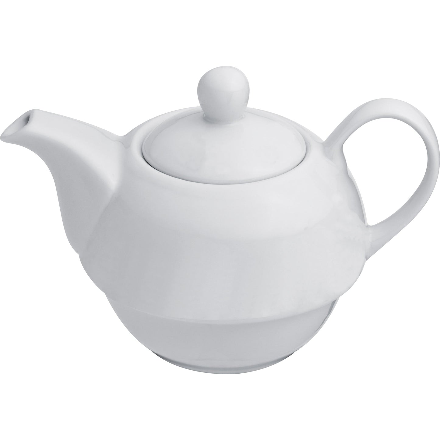 Teekanne mit Tasse und Untersetzer aus Porzellan ELIAS
