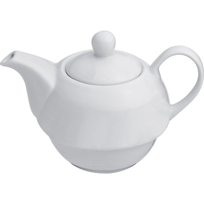 Teekanne mit Tasse und Untersetzer aus Porzellan ELIAS