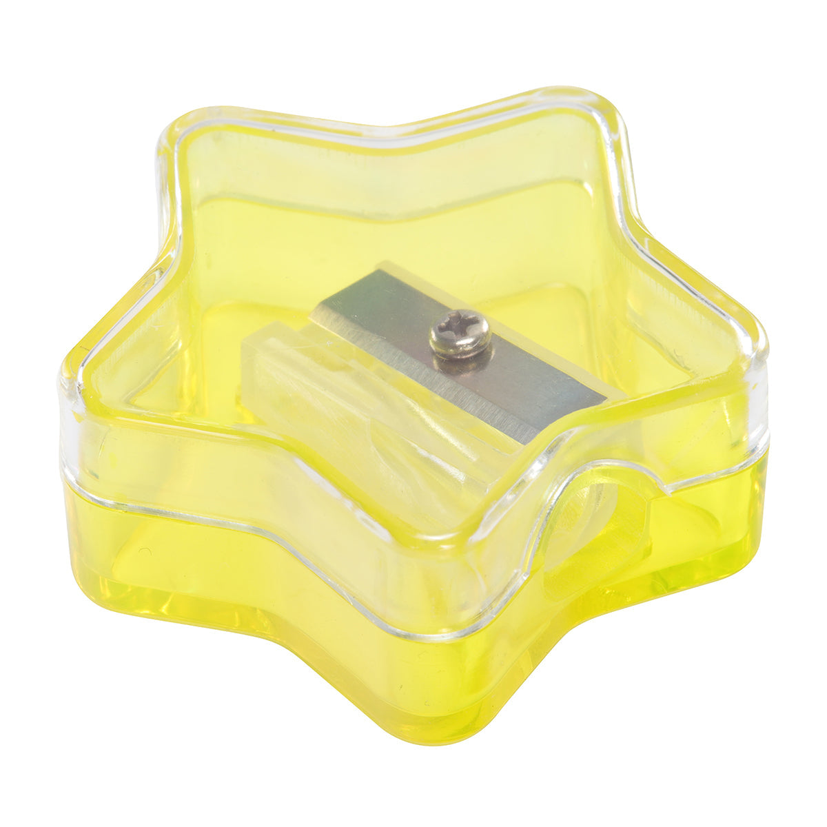 Spitzer "Stern" gelb-transparent