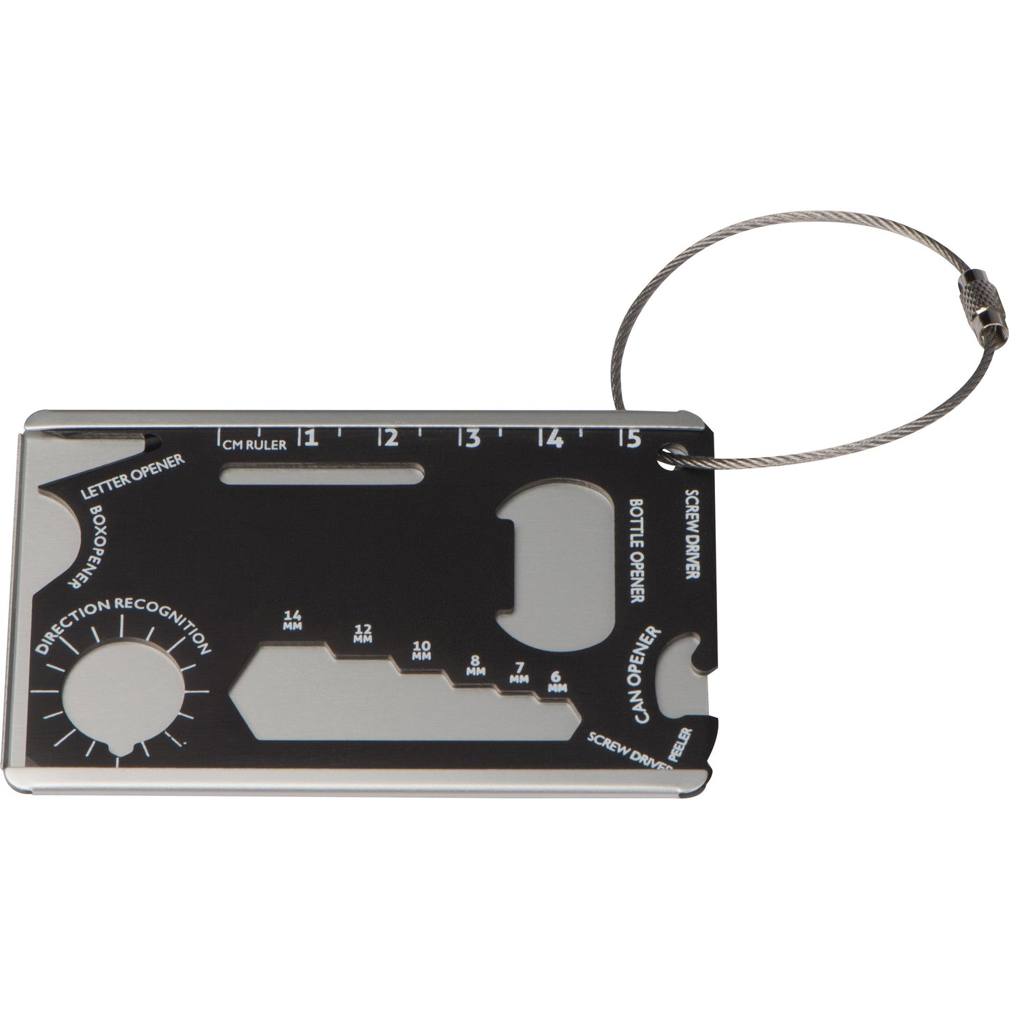 Survival Kofferanhänger aus Aluminium BENNO