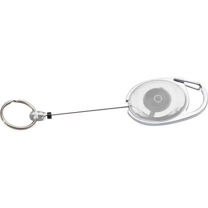 Schlüsselanhänger mit Karabiner und ausziehbarem Schlüsselring DIANA
