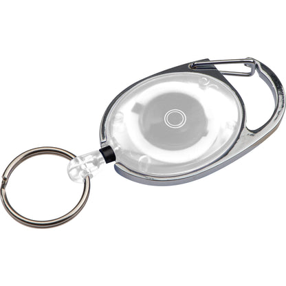 Schlüsselanhänger mit Karabiner und ausziehbarem Schlüsselring DIANA