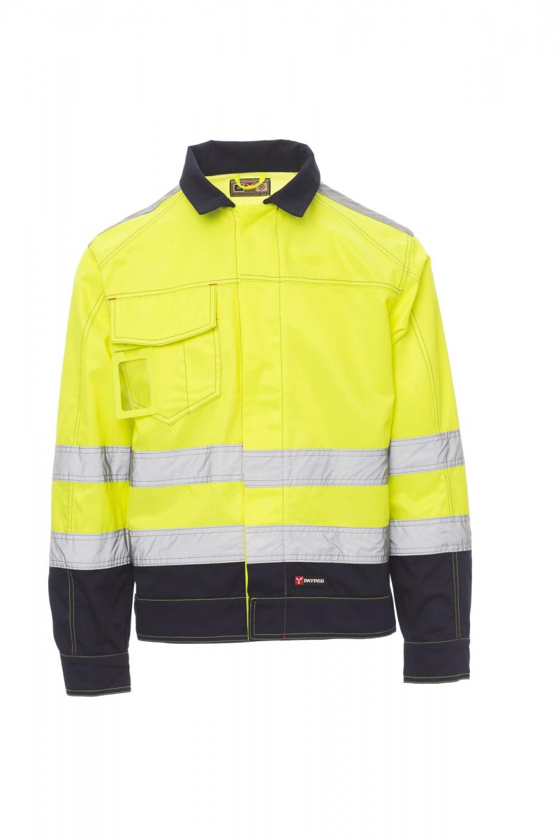 SAFE HI-VI FLUOGELB/MARINEBLAU