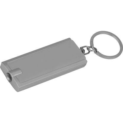 Rechteckiger Schlüsselanhänger mit LED Lämpchen AGUSTIN