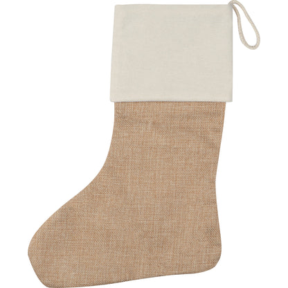 Weihnachtssocke aus Jute WALTER