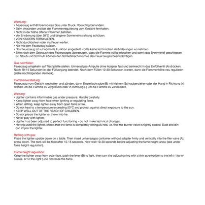 Elektronik Feuerzeug, ergonomisch ANATOL