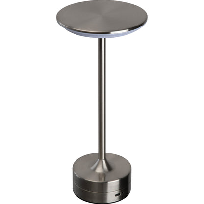 Tischlampe aus Edelstahl mit Akku SYLWAN